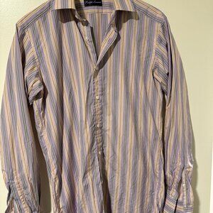 LIMITED EDITION VINTAGE RALPH LAUREN PURPLE LABEL DRESS SHIRT SMALL